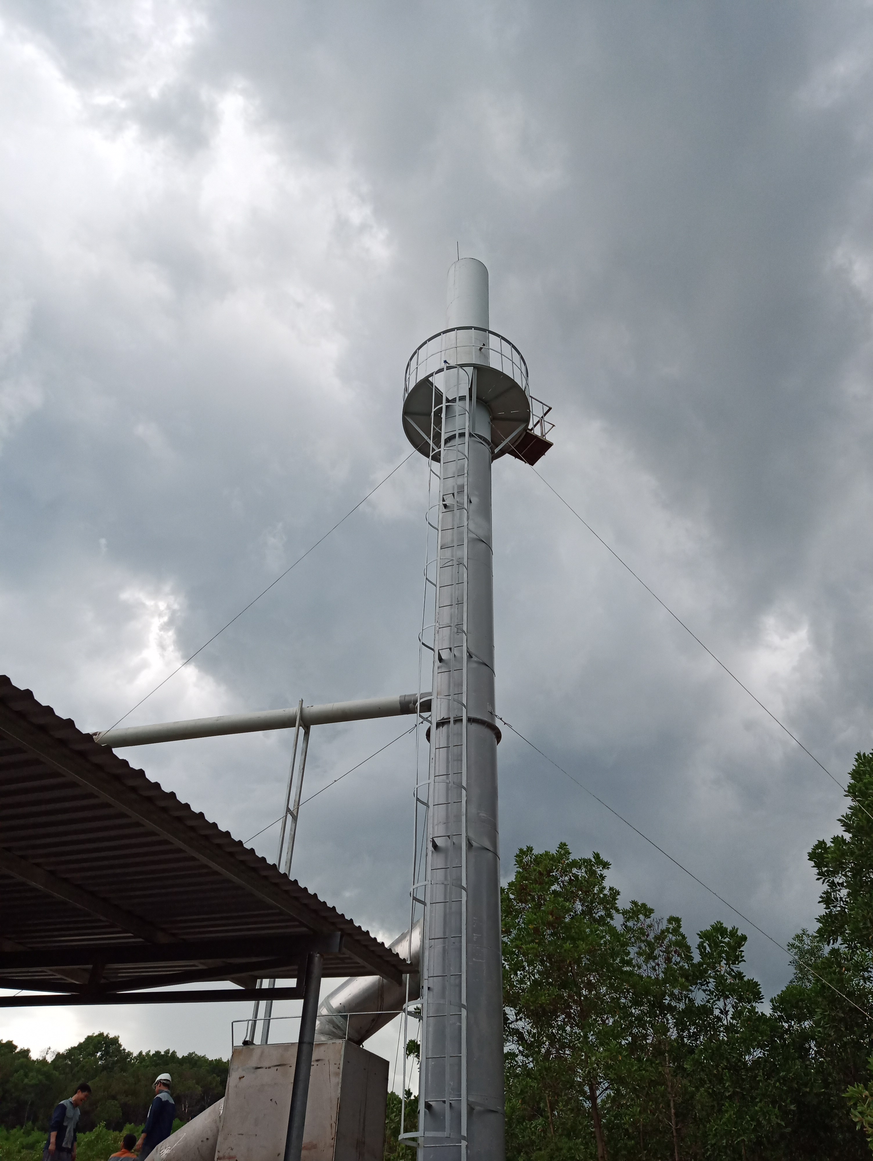 Trạm quan trắc khí thải lắp đặt tại URENCO Quảng Nam